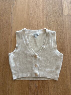 UO knit crop top sweater vest